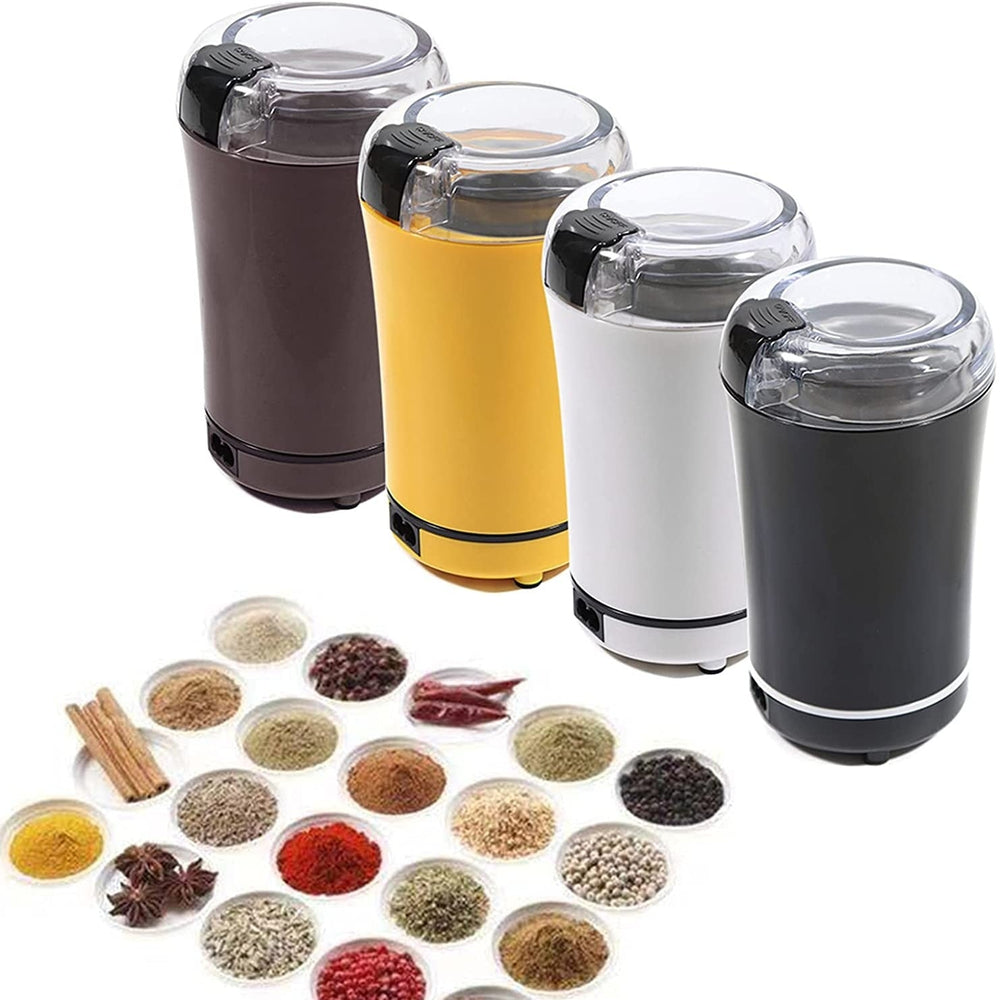 Portable Electric Coffee Bean Grinder Mill Kitchen Tool Herbs Salt Pepper Spices Nuts Grains Mini Medicine Flour Powder Crusher EX-STOCK Canada 