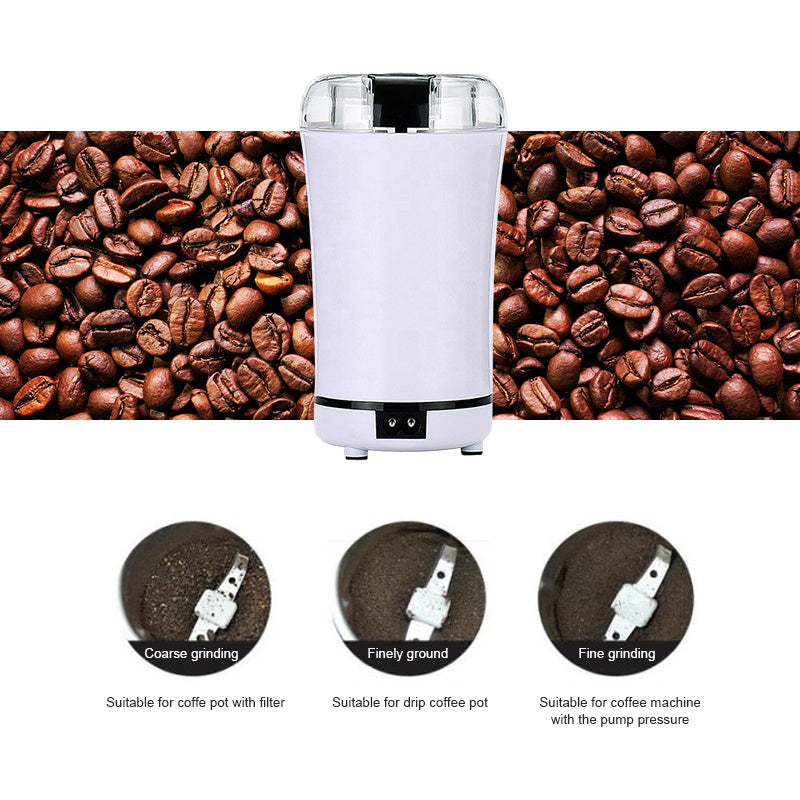 Portable Electric Coffee Bean Grinder Mill Kitchen Tool Herbs Salt Pepper Spices Nuts Grains Mini Medicine Flour Powder Crusher EX-STOCK Canada 