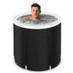 Portable Ice Tub for Athletes: Fitness Rehab, Cold Water Therapy, Outdoor Spa Bucket - EX-STOCK CANADA