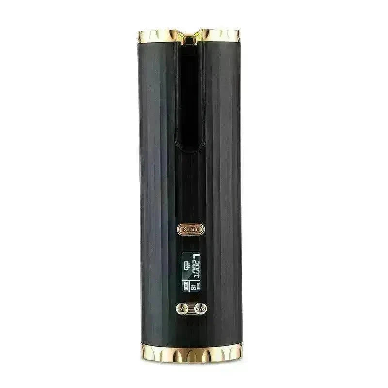Portable LCD Hair Curler: Rechargeable, Ceramic, Auto Rotating - EX-STOCK CANADA