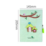 Primary School Student Code Book With Lock Diary Book Reward Gift Prize Boxed Girl Heart Cute Small Notebook - EX-STOCK Canada