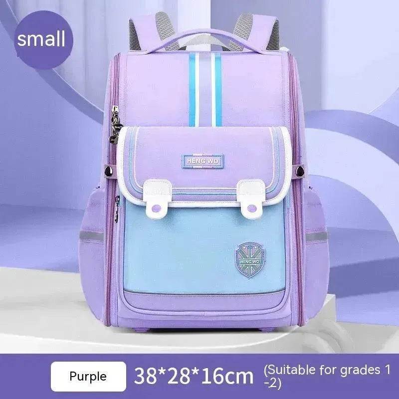 Mochila para estudiante de primaria femenina ligera, alivio de carga y protección de la columna EX-STOCK Canada