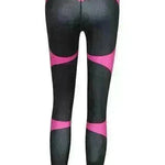 Print patchwork yoga leggings - EX-STOCK CANADA