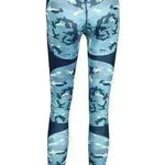 Print patchwork yoga leggings - EX-STOCK CANADA