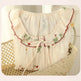 Pure Cotton Gauze Pajamas For Women Sweet And Fresh Long Sleeves With Chest Pads - EX-STOCK Canada