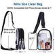 Pvc Transparent Chest Mini Travel Crossbody Waterproof Sports Bag - EX-STOCK Canada