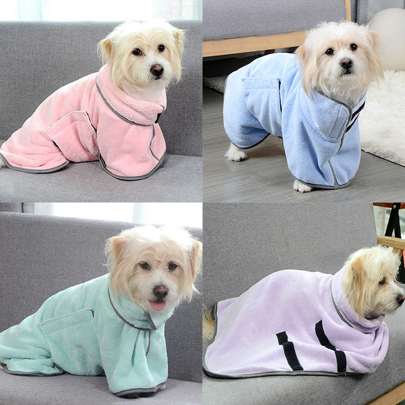 Quick-drying Pet Absorbent Towel Dog Bathrobe Pet Dog Bath Towel For Dogs Cats Microfiber Absorbent Pet Drying Towel Pet Supplies Pet Products EX-STOCK Canada 