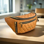 Quilted Sheep Leather Waist Bag EX-STOCK Canada 