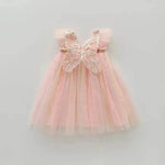 Rainbow Butterfly Wings Mesh Girl Dress - EX-STOCK Canada