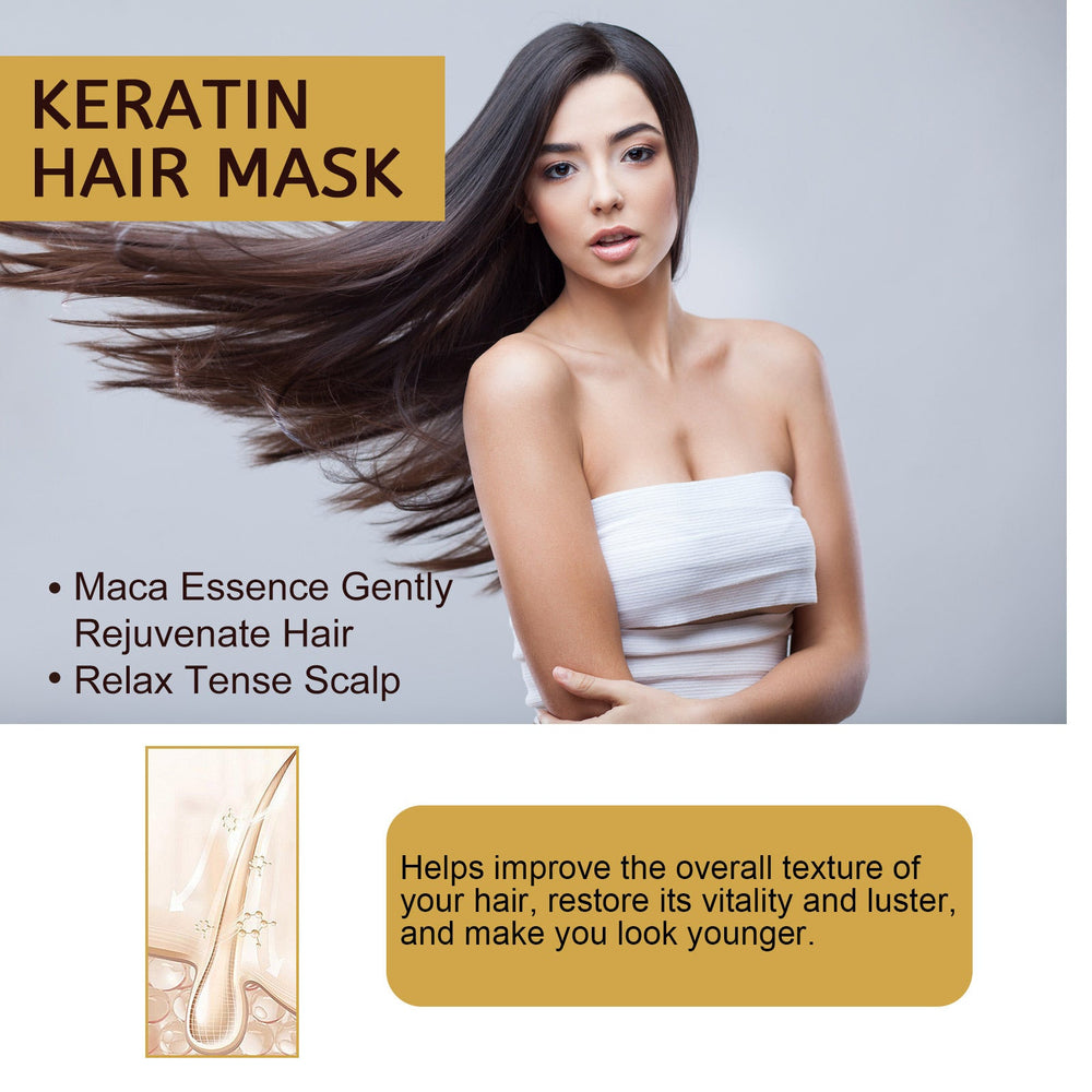 Repair Moisturizing Hair Mask Deep Moisturizing Repair Damaged Hair Anti-drying Split Knot Anti-hair Loss EX-STOCK Canada 