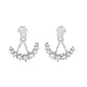 Rhinestone Arc Back-hanging Earrings EX-STOCK Canada 