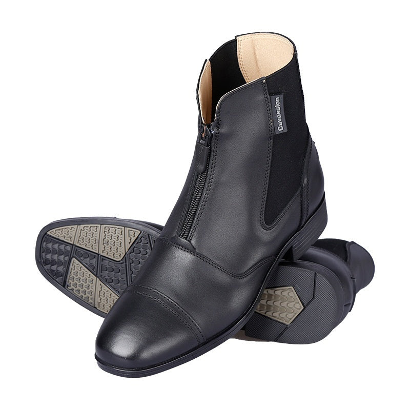 Riding Equestrian Cowhide Ankle Boots EX-STOCK Canada 