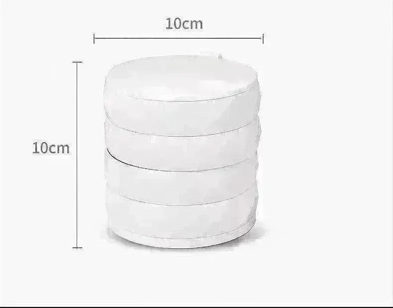 Rotating Multi layer Flannel Belt Mirror Jewelry Box - EX-STOCK CANADA