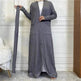 Round Edge Cardigan Sweater Arab Long Jacket - EX-STOCK Canada