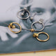Round Metal Back Earrings EX-STOCK Canada 