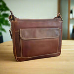 Rugged Earth Full Grain Leather East-West Organizer Bag EX-STOCK Canada 