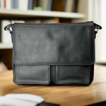Rugged Earth Leather Messenger Bag EX-STOCK Canada 