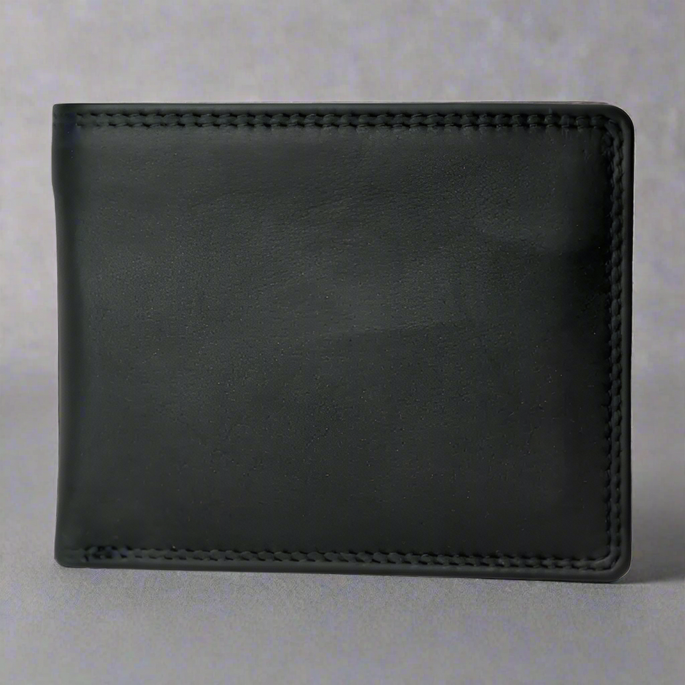 Portefeuille en cuir à deux volets pour homme Rugged EarthEX-STOCK Canada 