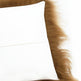 Housse de coussin carrée en peau de mouton islandaise brune tondueEX-STOCK Canada 