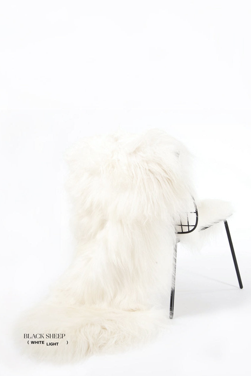 White Double Icelandic Sheepskin 