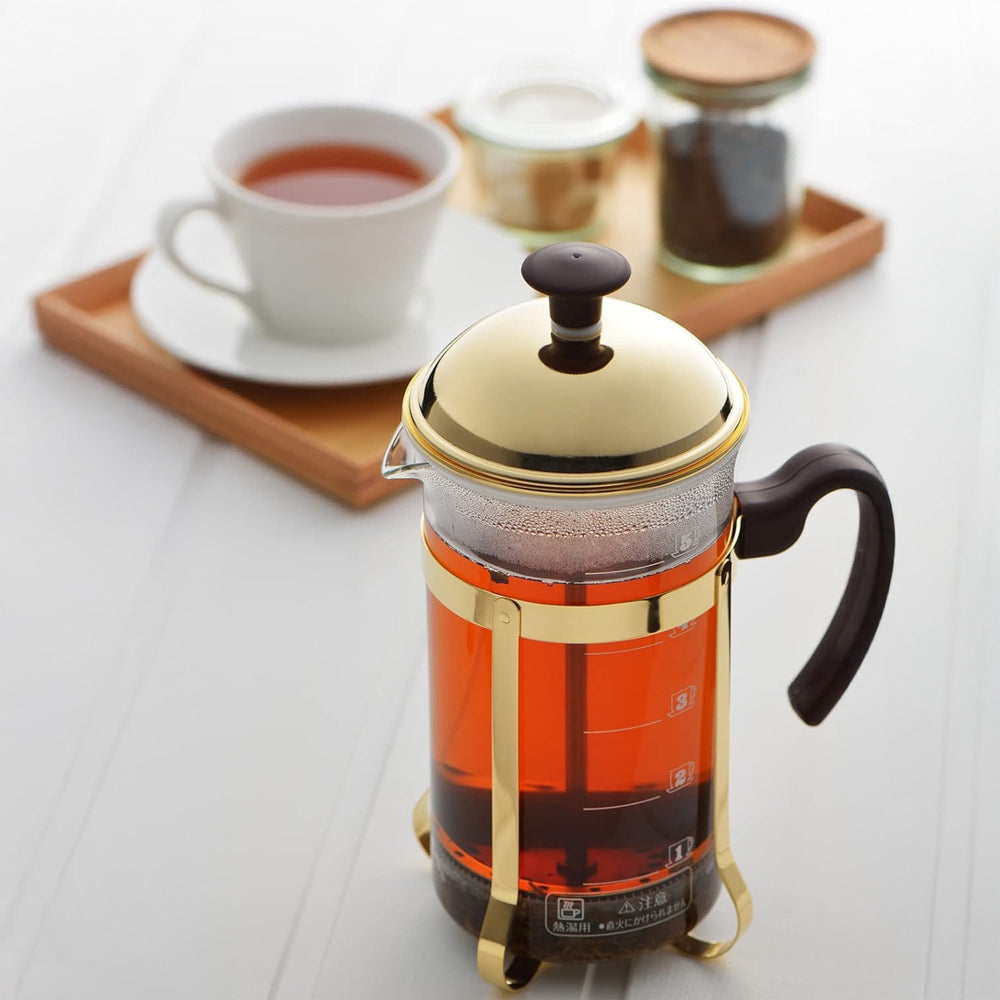 Yoshikawa Stainless Steel Coffee Press Server 600ml – Made in Japan 