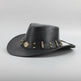 Shapeable Cowboy Hat with 12 Gauge Bullet Slice & Embellishments EX-STOCK Canada 