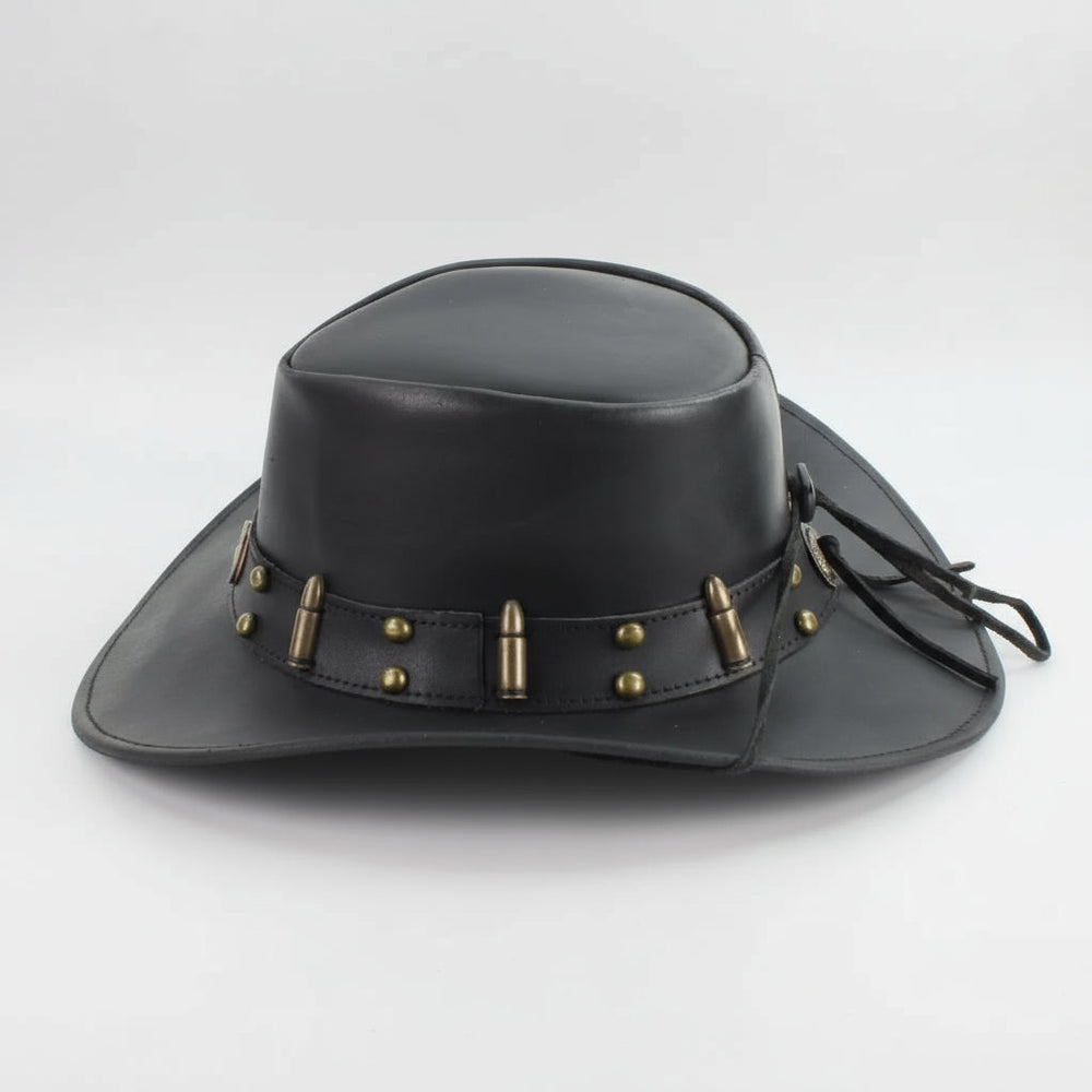 Shapeable Cowboy Hat with 12 Gauge Bullet Slice & Embellishments EX-STOCK Canada 