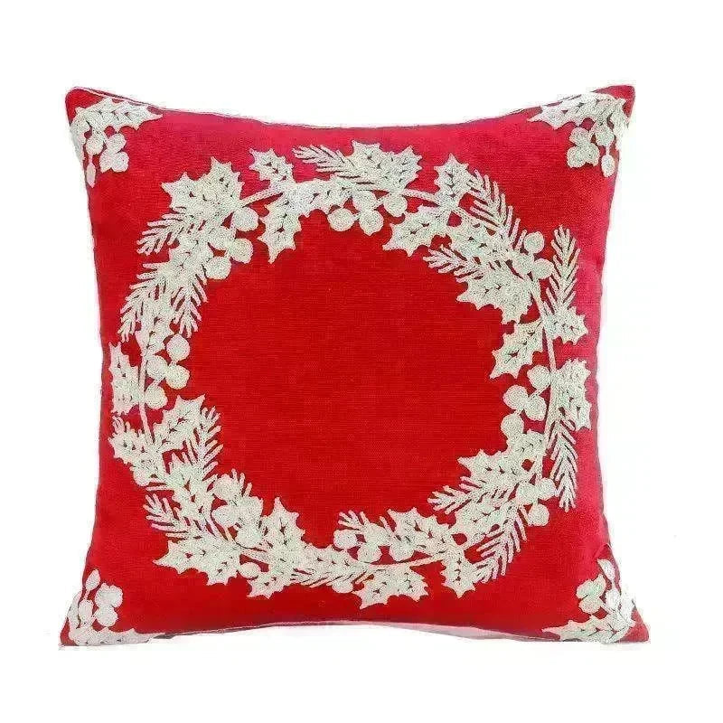Santa Claus Tree Snowman Sofa Cushion Cover Pillow Case - EX-STOCK CANADA