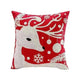 Santa Claus Tree Snowman Sofa Cushion Cover Pillow Case - EX-STOCK CANADA