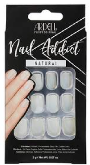 Ardel Nail Addict Natural Squared EX-STOCK Canada 