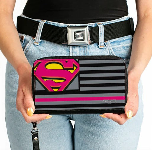 Cartera con cremallera tipo Buckle Down - EX-STOCK Canada