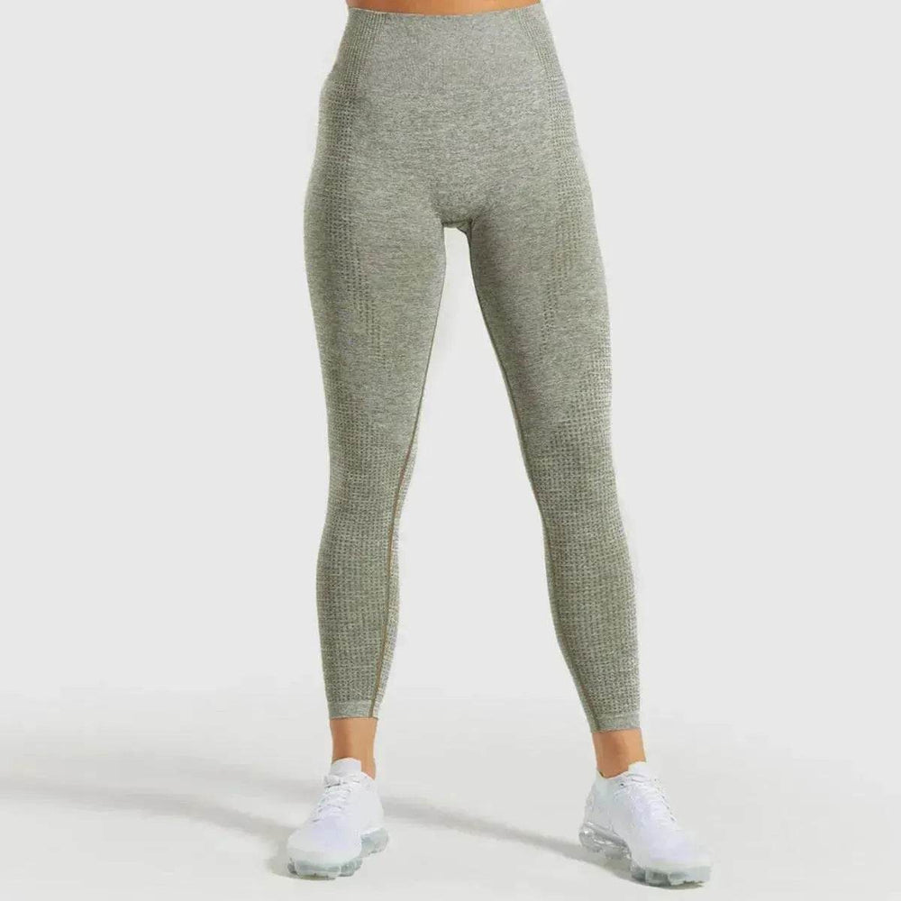 Pantalon de gym en jacquard sans couture pour femme - EX-STOCK Canada