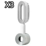 Self Cleaning Hair Brush For Women key Massage Scalp - EX-STOCK CANADA