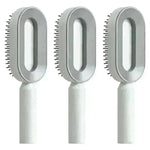 Self Cleaning Hair Brush For Women key Massage Scalp - EX-STOCK CANADA