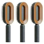Self Cleaning Hair Brush For Women key Massage Scalp - EX-STOCK CANADA
