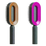 Self Cleaning Hair Brush For Women key Massage Scalp - EX-STOCK CANADA