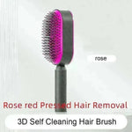 Self Cleaning Hair Brush For Women key Massage Scalp - EX-STOCK CANADA