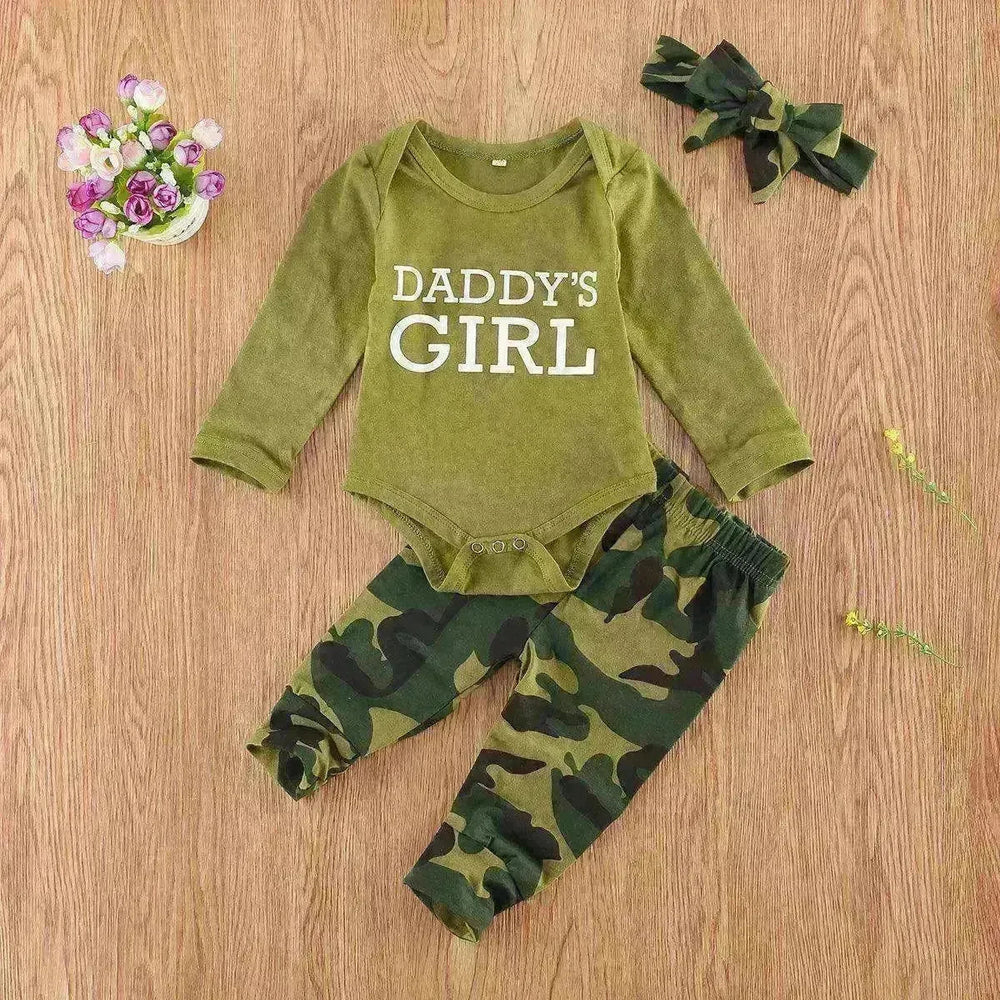 Set Letter Camouflage Printed Children Set - EX-STOCK CANADA