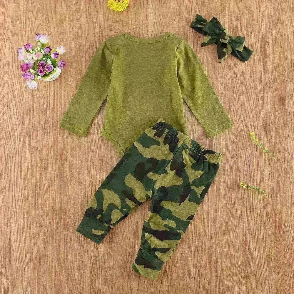 Set Letter Camouflage Printed Children Set - EX-STOCK CANADA