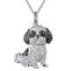 Shih Tzu Pendant Zinc Alloy Die Casting Puppy Necklace - EX-STOCK Canada