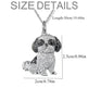 Shih Tzu Pendant Zinc Alloy Die Casting Puppy Necklace - EX-STOCK Canada
