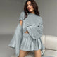 Short-sleeved Shorts Outerwear Gown Three-piece Pajamas For Women - EX-STOCK Canada