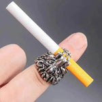 Silver Finger Ring Holder for Smoking - EX-STOCK Canada