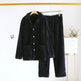 Simple Coral Fleece Couple Pajamas For Women Autumn And Winter - EX-STOCK Canada