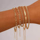 Simple Metal Multi-layer Bracelet Six-piece Set - EX-STOCK Canada