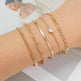 Simple Metal Multi-layer Bracelet Six-piece Set - EX-STOCK Canada