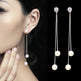 Simulated Pearl Drop Earrings EX-STOCK Canada 