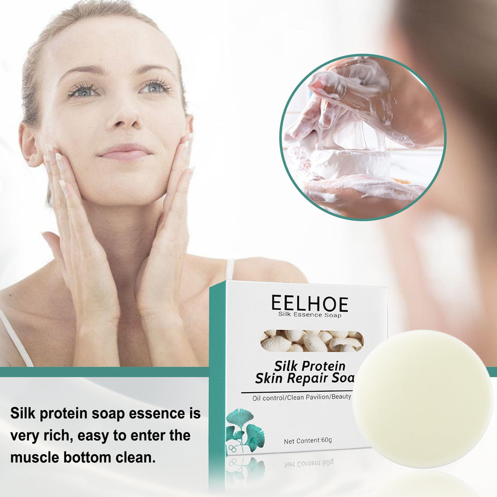 Skin Repair & Cleansing Silk Protein Mask Soap EX-STOCK Canada 