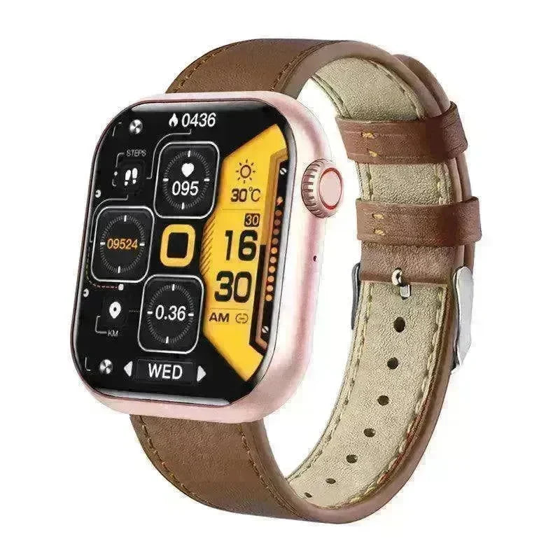 Smart Bluetooth Calling Heart Rate Body Temperature Voice Assistant Smart Bracelet Sports Watch - EX-STOCK CANADA