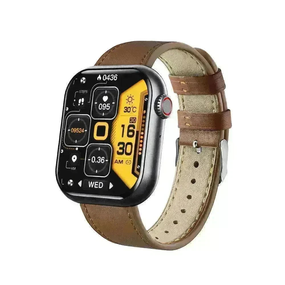 Smart Bluetooth Calling Heart Rate Body Temperature Voice Assistant Smart Bracelet Sports Watch - EX-STOCK CANADA